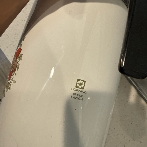 CorningWare E-1210-8 Vintage Coffee Percolator Spice of Life - Picture 2 of 7